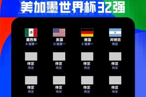 4/32！本届世界杯已出线4队：阿根廷、德国、墨西哥和美国配图
